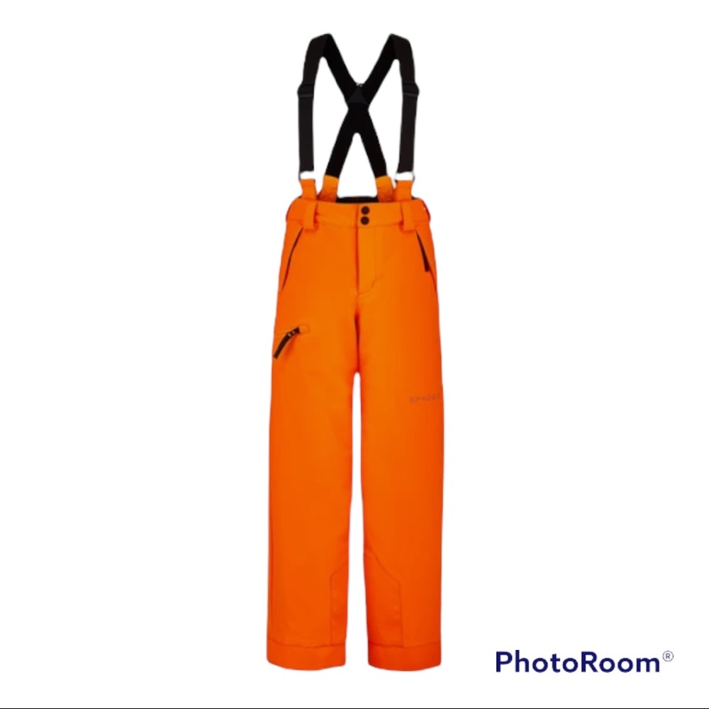 Spyder BOYS PROPULSION orange snow pants